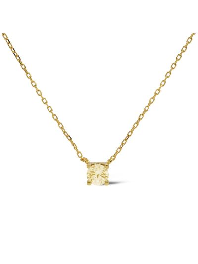 Necklace Tess Zirconia Citrien